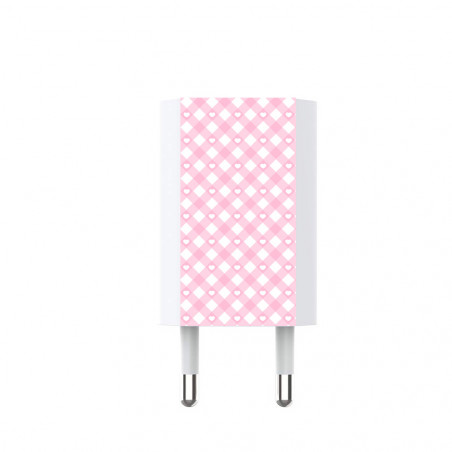 Chargeur secteur 5w - Pink Chess
