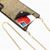 Coque pailletee avec emplacement pour CB et chaine bandouliere en...