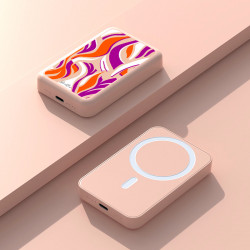 Powerbank magsafe 10000mAh - Rose - Customized by SmartCase Studios
