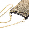 Coque pailletee avec emplacement pour CB et chaine bandouliere en...