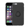 Coque en silicone avec doublure en microfibre douce et anneau ring...