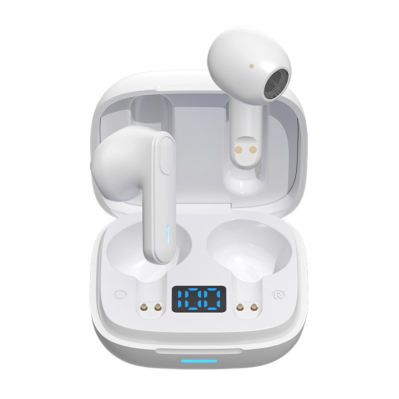 Ecouteurs Bluetooth stereo 5.0 - Blanc