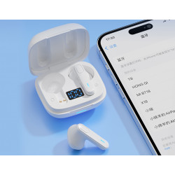 Ecouteurs Bluetooth stereo 5.0 - Blanc