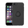 Coque en silicone avec doublure en microfibre douce et anneau ring...