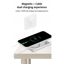Batterie de secours magnetique Ultra fine 9mm - 5000mAh - Silver