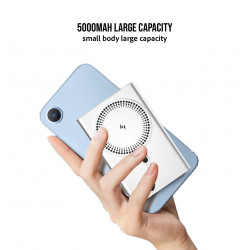 Batterie de secours magnetique Ultra fine 9mm - 5000mAh - Silver