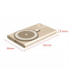 Batterie de secours magnetique Ultra fine 9mm - 5000mAh - Gold