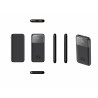 Power Bank double USB 10000mah avec affichage numerique - Noir