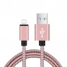 Cable USB/ Lightning 2m - Rose or