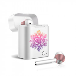 Ecouteurs stereo Bluetooth 5.0 sans fil avec appels binaual avec...