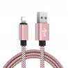 Cable USB/ Lightning 2m - Rose or