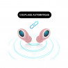 Ecouteurs binaural Bluetooth 5.0 sans fil etanches avec microphone...
