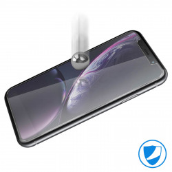 Lot de 3 vitres de protection en verre trempe pour iPhone XR
