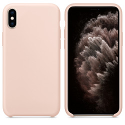 Coque SOFT TOUCH pour iPhone X/XS - Rose des sables