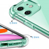 Coque TPU Gel transparente anti - chocs pour iPhone 11
