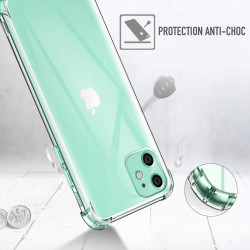 Coque TPU Gel transparente anti - chocs pour iPhone 11