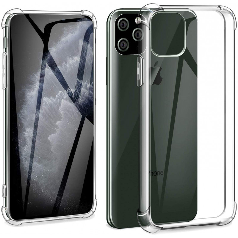Coque TPU Gel transparente anti - chocs pour iPhone 11 Pro