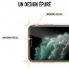 Coque TPU transparente & vitre avant en verre trempe pour iPhone...
