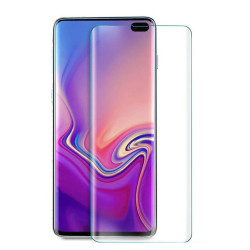 Vitre protectrice avant en verre trempe pour Samsung Galaxy S10