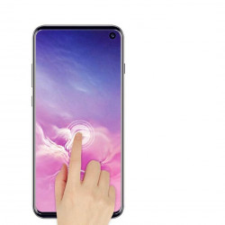 Vitre protectrice avant en verre trempe pour Samsung Galaxy S10