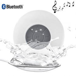 Enceinte Bluetooth etanche 3 watts - Blanc