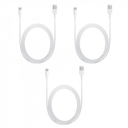 Lot de 3 cables USB vers Micro USB de charge et de synchronisation...