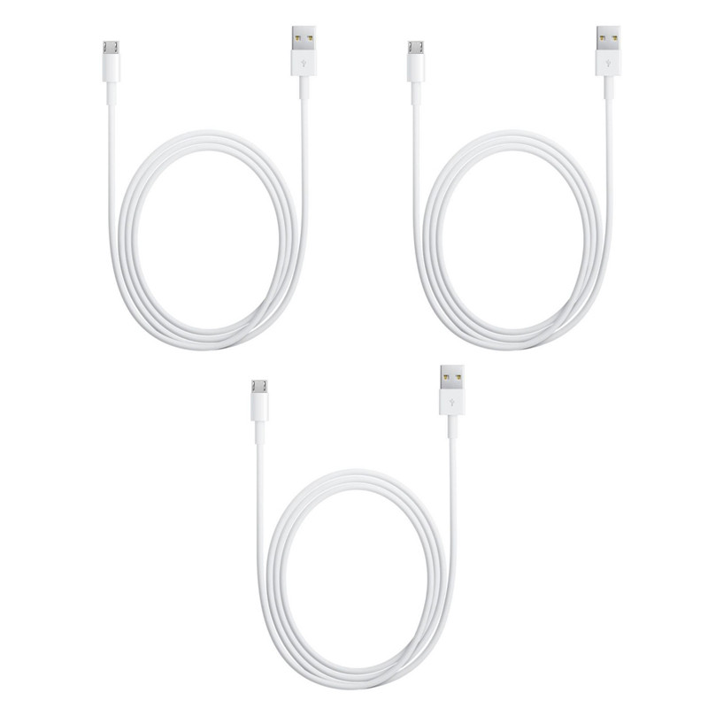 Lot de 3 cables USB vers Micro USB de charge et de synchronisation...