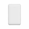 Batterie de secours 5000mAh avec cables integres - Blanc