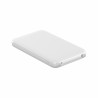 Batterie de secours 5000mAh avec cables integres - Blanc