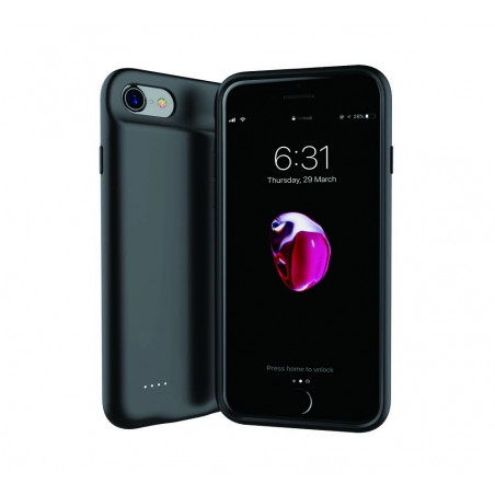 Coque batterie ultra slim avec banque de charge 5V pour iPhone...
