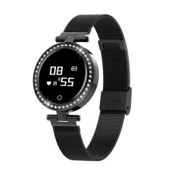 Montre connectee Bluetooth avec bracelet milanais et fonction...