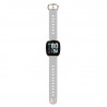 Montre connectee full ecran tactile - Blanc & or