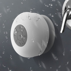 Enceinte Bluetooth etanche 3 watts - Blanc
