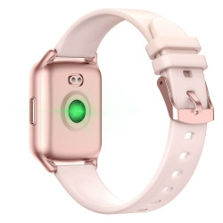 Montre Bluetooth 4.0 connectee avec frequence cardiaque - Rose des...