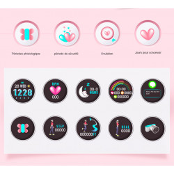 Montre connectee avec moniteur dactivite de remise en forme HD ...