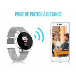 Montre Bluetooth connectee avec tracker dactivite et de frequence...