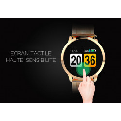 Montre Bluetooth connectee avec tracker dactivite et de frequence...