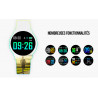 Montre Bluetooth connectee avec tracker dactivite et de frequence...