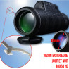 Telescope dexterieur avec lentille 40X60, boussole et trepied