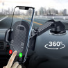 Support voiture ventouse de gravite avec roration 360 et bras depliant