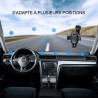 Support voiture ventouse de gravite avec roration 360 et bras depliant