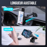 Support voiture ventouse de gravite avec roration 360 et bras depliant