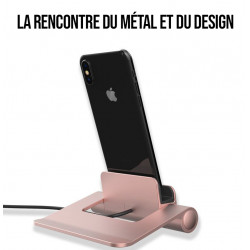 Station de chargement Lightning - Rose or