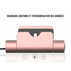 Station de chargement Lightning - Rose or