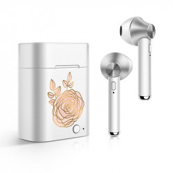 Ecouteurs stereo Bluetooth 5.0 sans fil avec appels binaual avec...