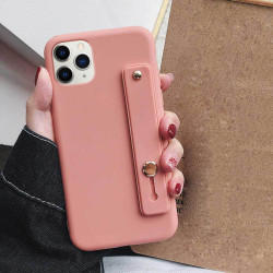 Coque legere en TPU avec support pour iPhone 11 - Peche