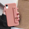 Coque legere en TPU avec support pour iPhone XR - Peche