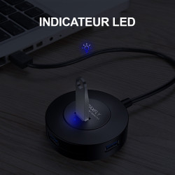 Hub USB a 4 entrees USB 2.0