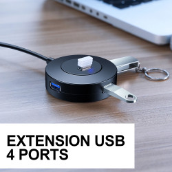 Hub USB a 4 entrees USB 2.0