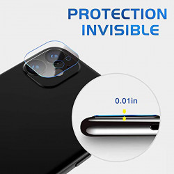 Vitre protectrice en verre trempe pour camera photo iPhone 11